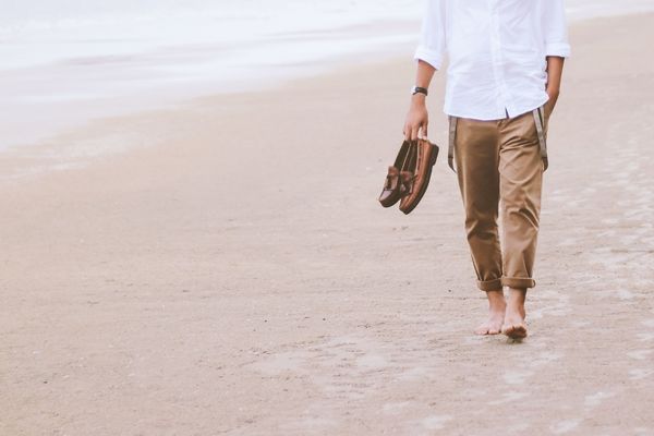 Không để giày tiếp xúc với nước