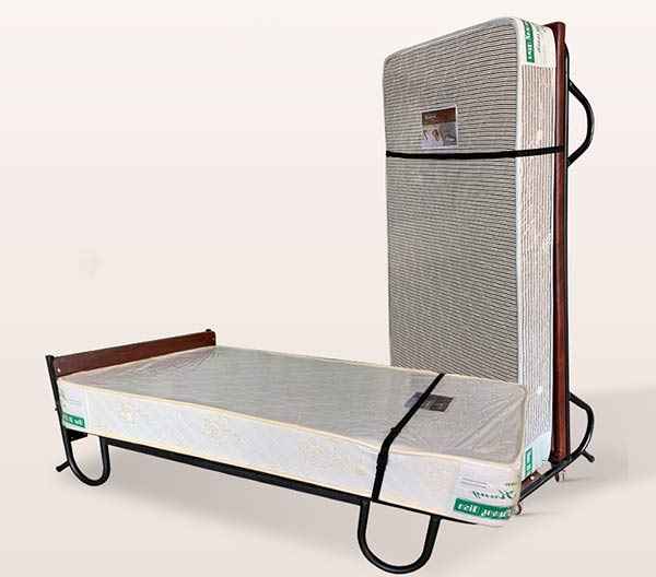 Giường phụ đệm lò xo thường là loại giường phụ khách sạn kiểu đứng