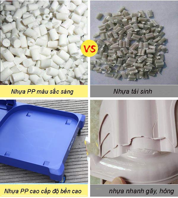 Sự khác biệt của nhựa chất lượng và kém chất lượng