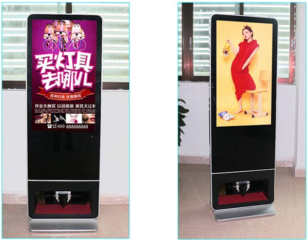 Dòng máy chà giày tự động kết hợp quảng cáo