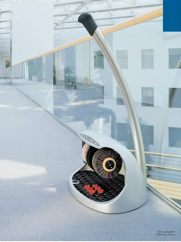 Máy đánh giày sử dụng nút công tắc