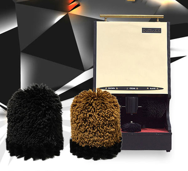 Chổi máy đánh giày được phân biệt nhờ màu sắc