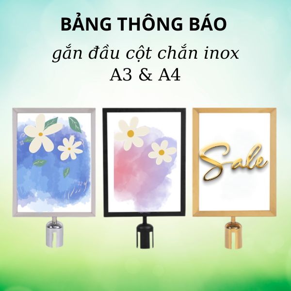 Mẫu bảng thông tin phổ biến được sử dụng ngày nay