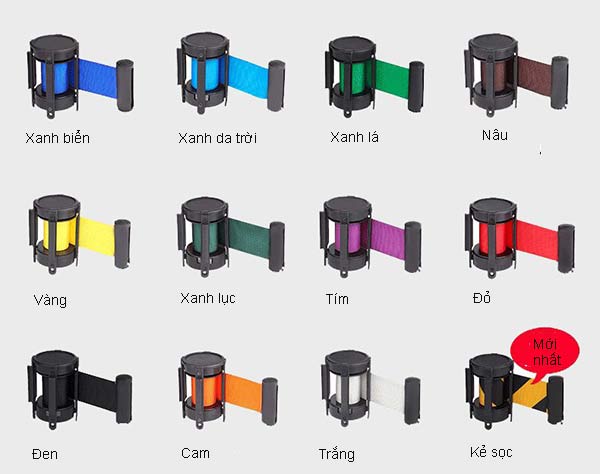 Hộp dây cột chắn nhiều màu sắc