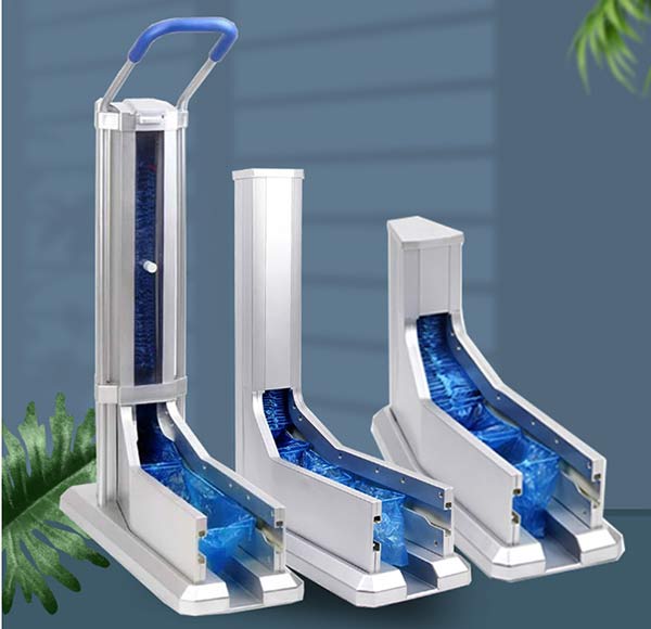 Máy bọc giày có kích thước nhỏ và không đẹp mắt bằng