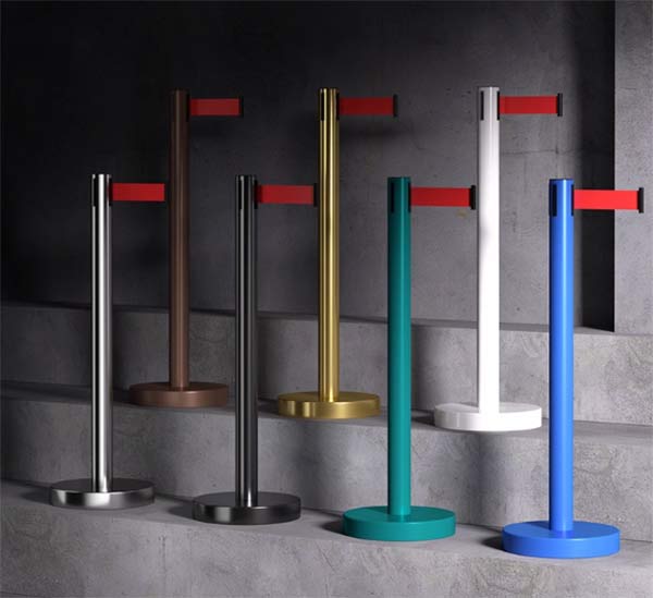 Bảng màu sắc Cột chắn thép sơn tĩnh điện cũng đa dạng nhưng sang hơn