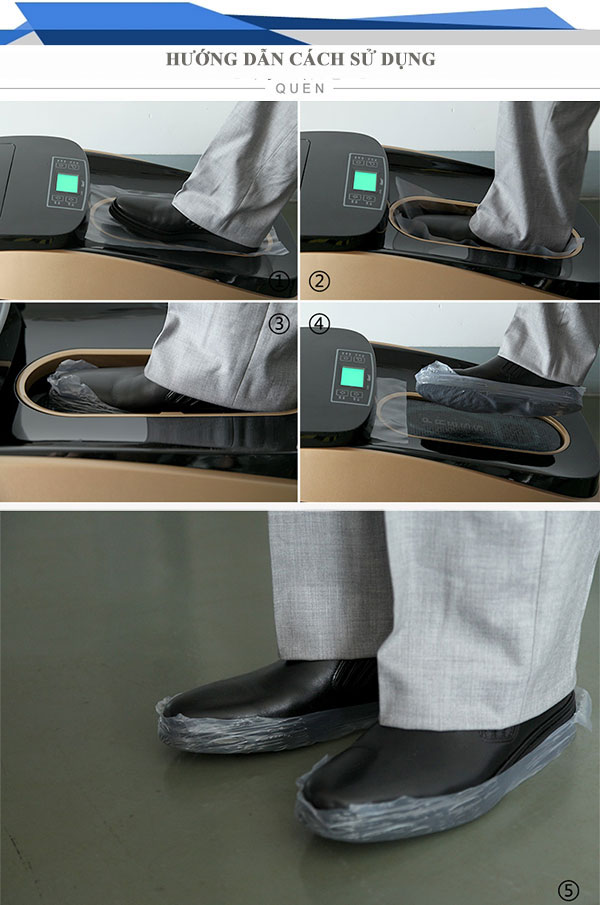 Hướng dẫn cách sử dụng chi tiết máy bọc đế giày cho siêu thị để mọi người biết