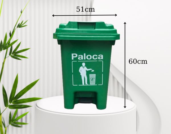 Kích thước thùng rác nhựa dung tích 60L