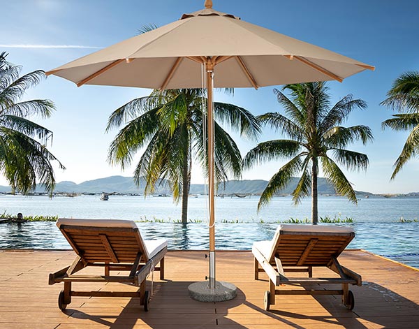 Mẫu dù đơn - dù 1 đỉnh che nắng