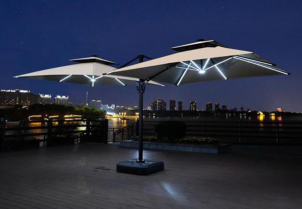 Chi phí mua dù gắn đèn Led khá là tốn kém