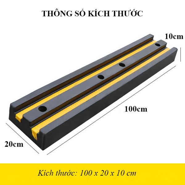 Kích thước ốp cao su thẳng