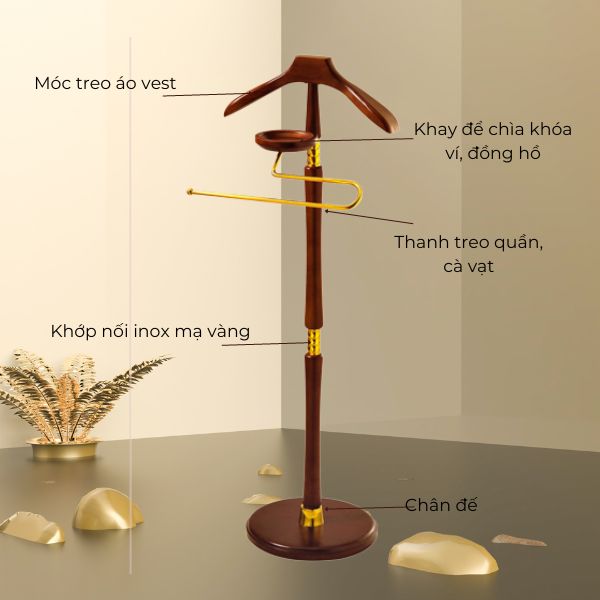 Các bộ phận cấu thành giá để đồ suite