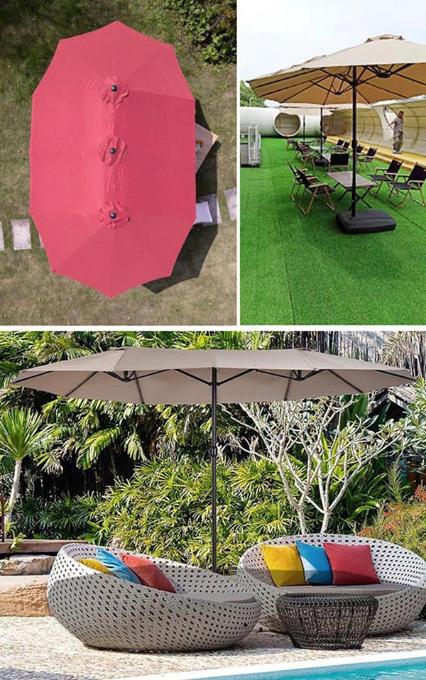 Gam màu của ô dù ảnh hưởng đến thẩm mỹ, giảm nhiệt khi dùng