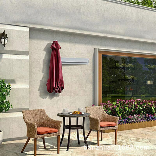 Sau khi lắp đặt, dù bị cố định ở 1 chỗ là nhược điểm của dù cố định tường