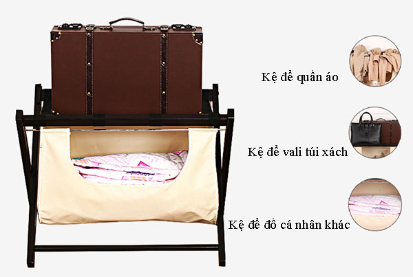 Chức năng của kệ đỡ hành lý