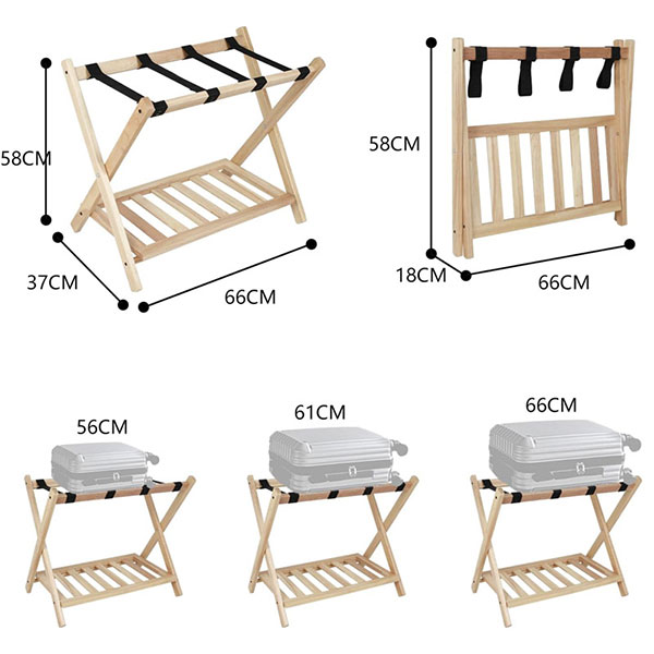 Chất liệu kệ để hành lý an toàn, chịu tải trọng tốt