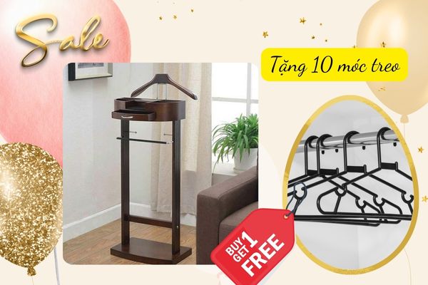Người mua nhận được nhiều ưu đãi khi mua cây treo áo vest trong nước