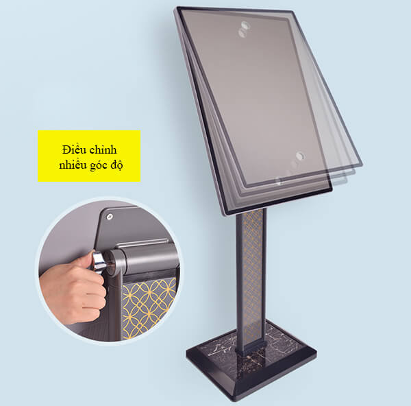 Mẫu bảng chào kim loại có thêm tính năng đặc biệt