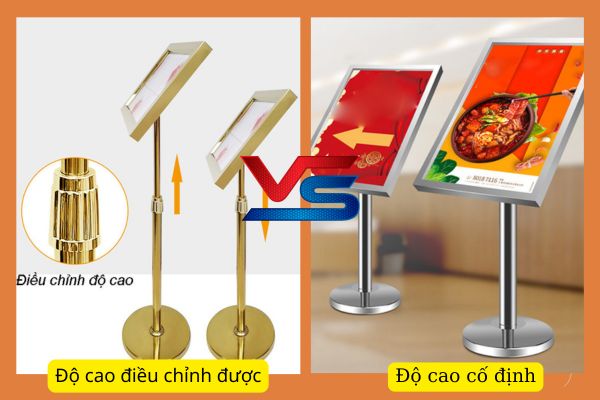 Bạn sẽ chọn loại bảng menu nào để sử dụng?