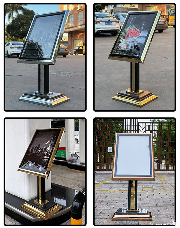 Thiết kế sang trọng, đẹp của bảng đón khách