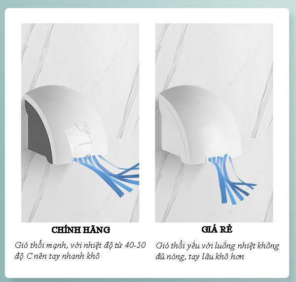 Sự khác biệt về tốc độ gió