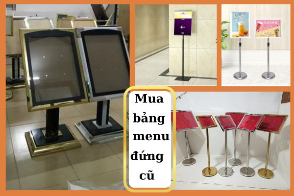 Theo bạn có nên mua bảng menu thanh lý không?