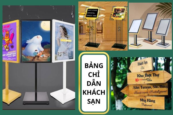 Bảng biển chỉ dẫn khách sạn ngày một đổi mới