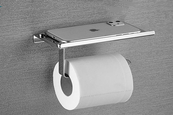 Móc treo giấy nhà vệ sinh cỡ nhỏ bằng inox