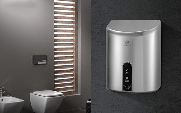 Máy hơ tay có vỏ inox bền, chịu được tác động của môi trường