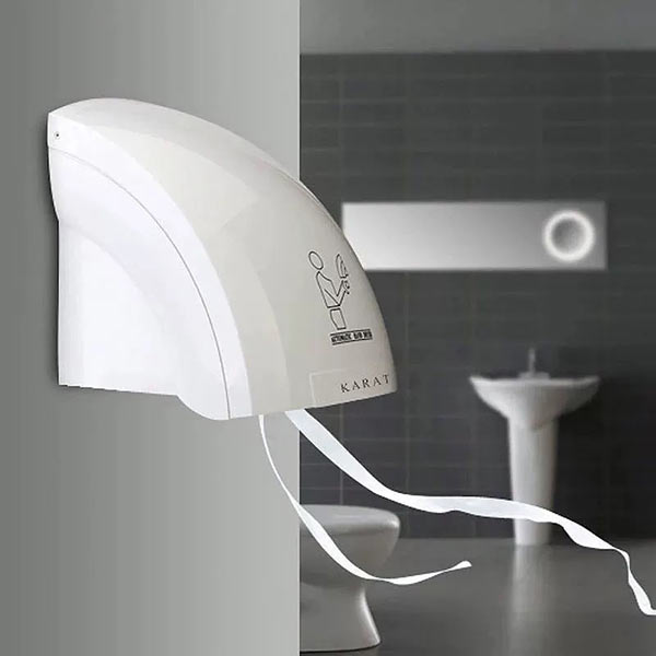 Luồng gió sấy tay quá yếu, chứng tỏ máy hơ tay bị lỗi