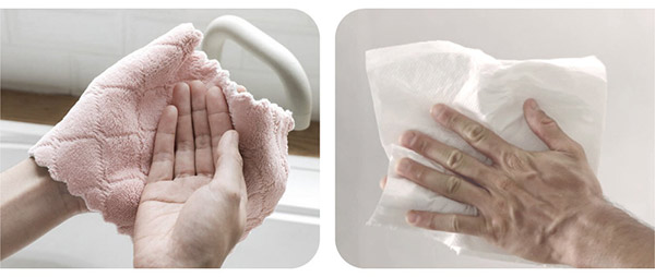 Giảm lương rác thải từ khăn lau và giấy lau tay