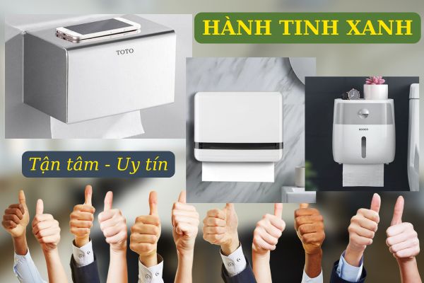 Mua hộp đựng giấy vệ sinh phòng tắm gia đình tại đơn vị bán uy tín
