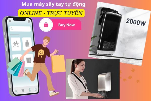mua online máy sấy tay gia đình cũng có nhiều rủi ro