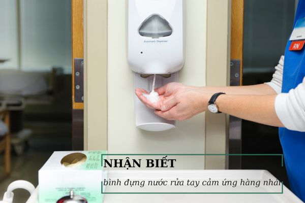 Bình đựng nước rửa tay cảm ứng hàng nhái thường sở hữu mức giá cực rẻ