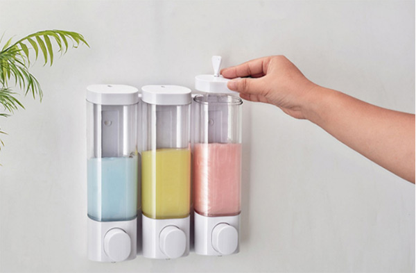 Bộ 3 bình đựng dung dịch tạo sự chuyên nghiệp cho không gian