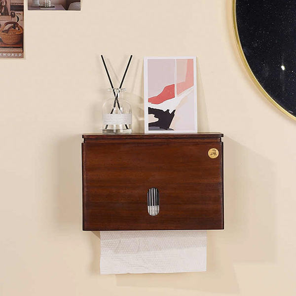 Hộp để giấy vệ sinh làm bằng gỗ