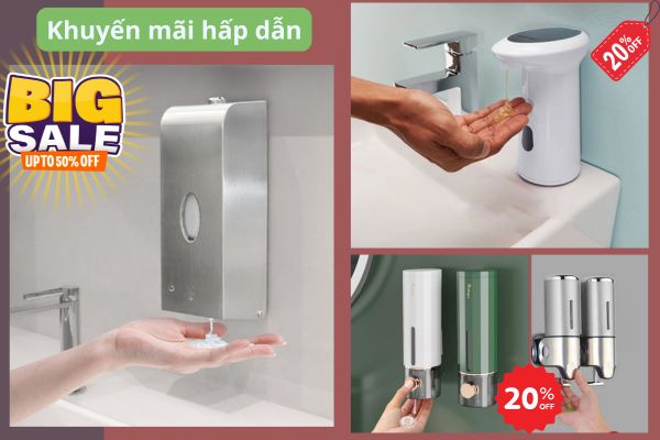 Mua online bình đựng dầu gội hưởng nhiều ưu đãi