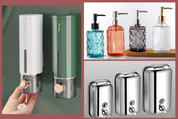 Mẫu mã bình đựng dầu gội sữa tắm bán online phong phú