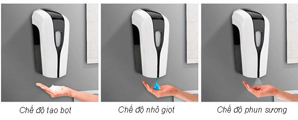 Điều chỉnh lượng nước rửa tay tự động theo ý muốn