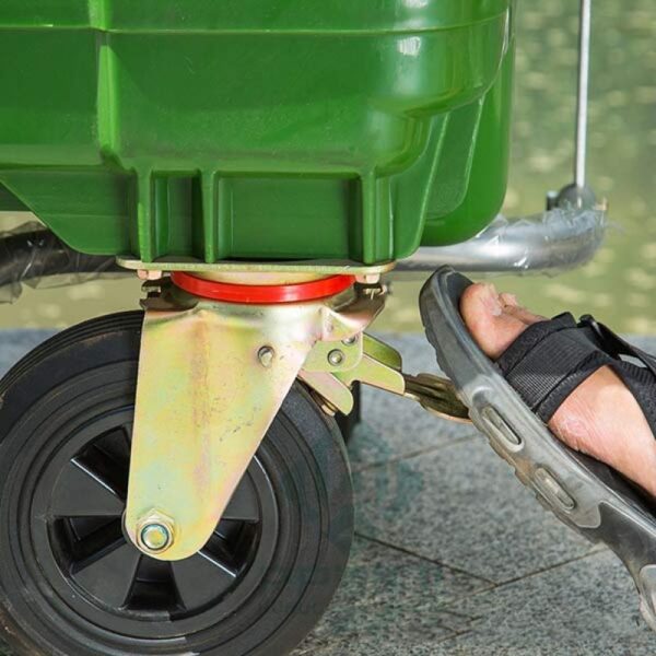 Lắp đặt và sử dụng bánh xe có phanh hãm dễ dàng