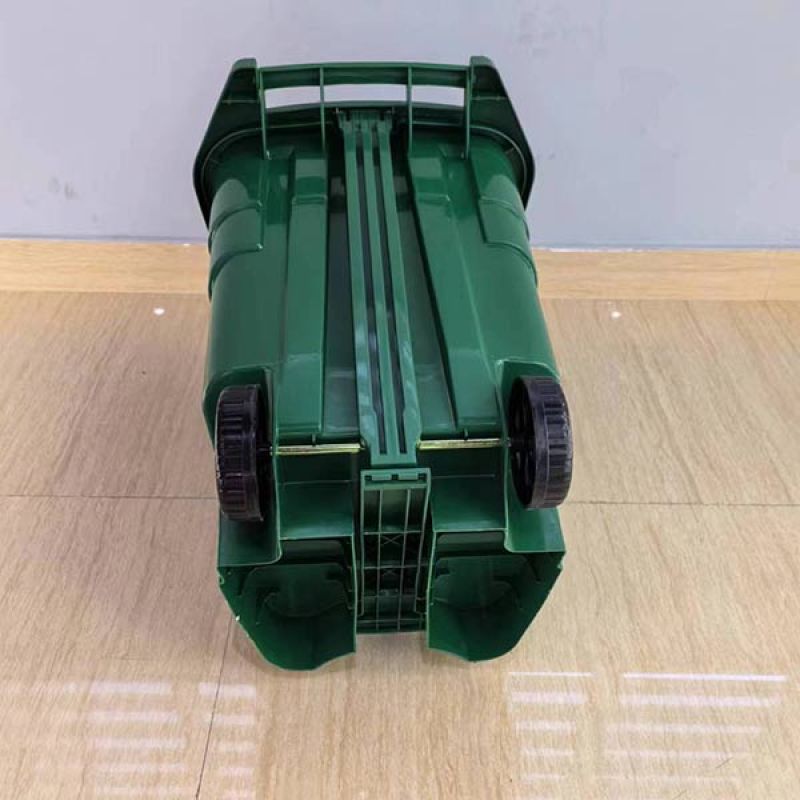 Thiết kế mặt lưng thùng đựng rác bằng nhựa
