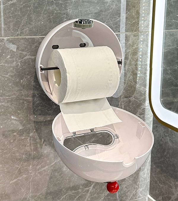 lỗi hỏng ở hộp để giấy nhà vệ sinh