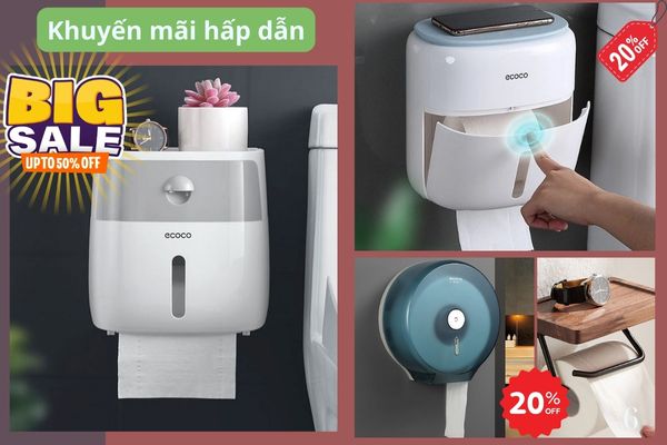 Hấp dẫn với nhiều khuyến mãi hộp để giấy lau tay
