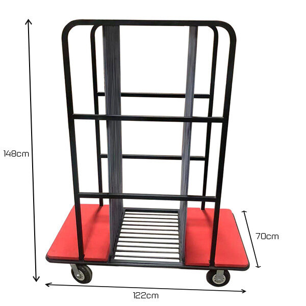 Kích cỡ của xe chở mặt bàn tròn nhà hàng