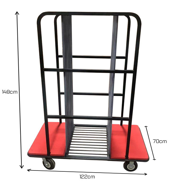 Kích cỡ của xe chở mặt bàn tròn nhà hàng