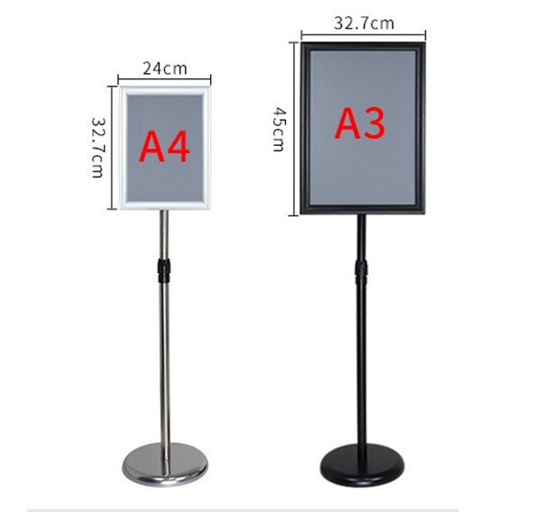 Tham khảo nhanh kích thước bảng chỉ dẫn nhà hàng