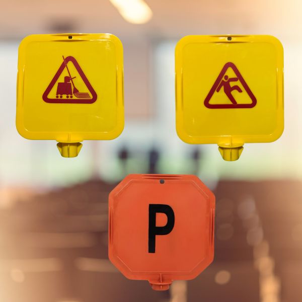 Mẫu biển báo vuông dùng để cắm trụ cảnh báo