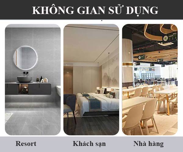 Phù hợp với nhiều không gian