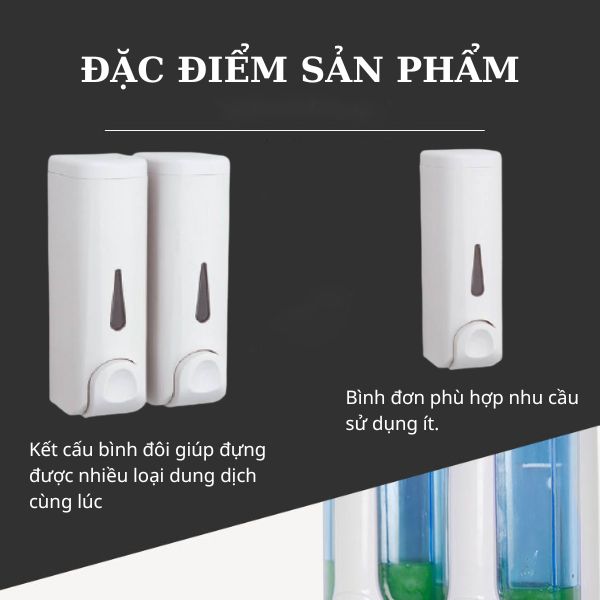 Đặc điểm hộp đựng dầu gội sữa tắm treo tường