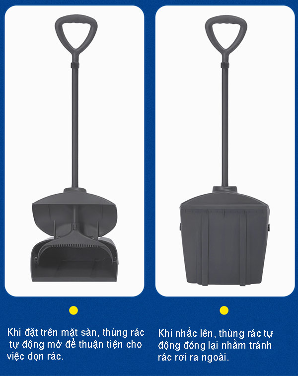 Thiết kế tự động đóng mở của hốt rác